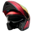 thumbnail image 4 of Casco Para Motociclista Sayto 2W Mate Devil Abatible Con Gafas Certificado Talla L, 4 of 4