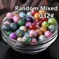 thumbnail image 4 of U8MO 20pcs Round 10mm Coated Opaque Glass Loose Beads lot for Jewelry Making Findings-032-1#, 4 of 9