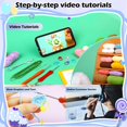 thumbnail image 3 of shiyou-Crochet Kit for Beginners, Plants Crafts for Adults, Knitting Kit Beginner Crochet Kit for Adults with Step-by-Step Video Tutorials (Sunflowers), 3 of 4