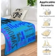 thumbnail image 4 of Personalized Blanket for Adults Kids Personalized Name Blanket Custom Blanket with Name Gift for Christmas Birthday Valentines Day (Color -4), 4 of 5