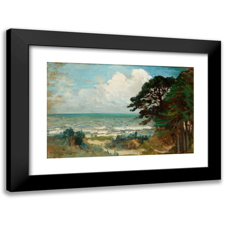 Leon Wyczólkowski 14x11 Black Modern Framed Museum Art Print Titled - Sea at Emergency V (1908)