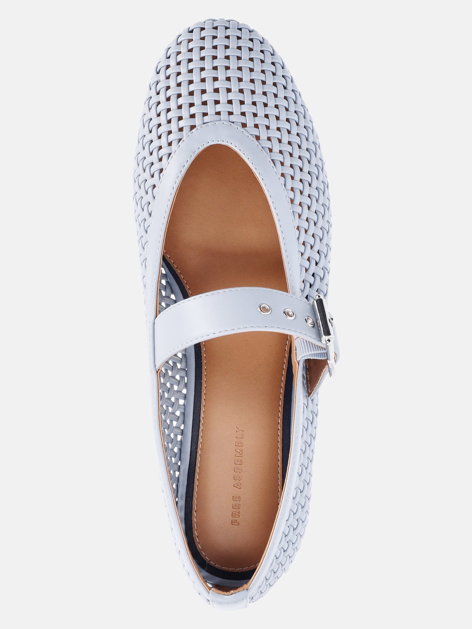 Free Assembly Women's Woven Mary Jane Ballet Flats