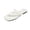 White, variant on Women Thong Flat Slippers Square Open Toe Glitter Strap Shoes Spring Summer Elegant Versatile,Black