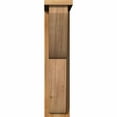 thumbnail image 2 of 6"W x 14"D x 26"H Crestline Rough Sawn Corbel w/Backplate, Western Red Cedar, 2 of 9