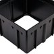 thumbnail image 2 of Lavabo Riser Sq 12" Blk (Paquete De 1), 2 of 5