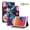 Flowers, variant on For iPad mini 7th 6th Gem Case 8.3", Premium PU Leather Flip Cover Stand Cover with Cards Slots Pencil Holder Shockproof TPU Inner Case for Apple iPad mini 7th 6th Generation, Pink Butterfly