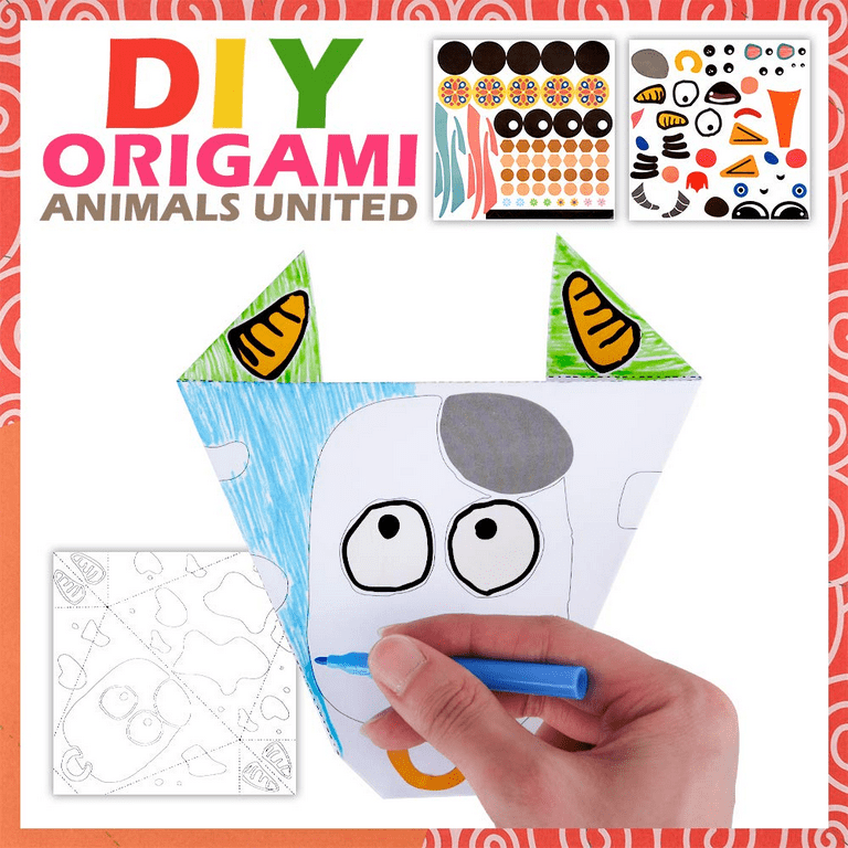 HAPRAY hapray Origami Kit for Kids Ages 5-8 8-12, with Guiding