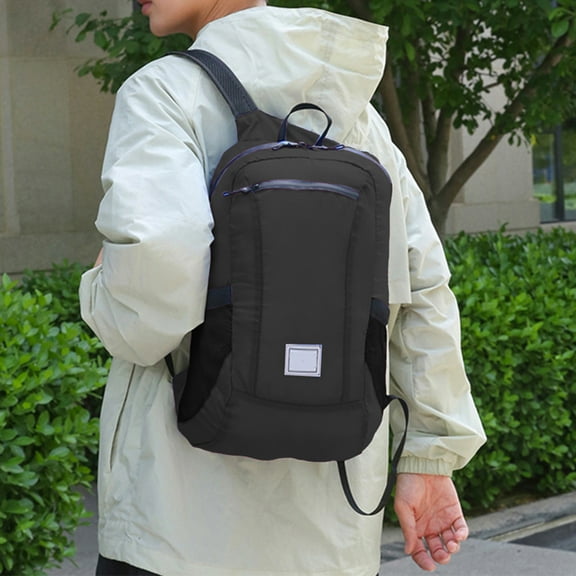 Ultralight Packable Backpack, Foldable Daypack for Outdoor Travel Hiking, Water-Resistant Polyester, 1-Pack
