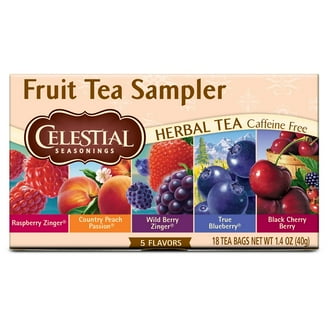 Caffeine-Free Celestial Seasonings Herbal Tea Sampler - 5 Zinger