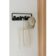 Umbra Skyline 5 Hook Modern Wall Mounted Coat Rack Black