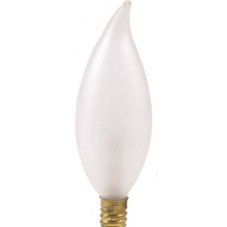 - Sylvania 13453 Decorative Incandescent Lamp, 25 W, 120 V, B10, Candelabra Screw E12