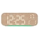 thumbnail image 1 of Reloj despertador digital minimalista, resistente, portátil, con 5 colores de luz ambiental. Marrón, 1 of 9