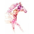 thumbnail image 2 of Chapman, Julie T. 19x24 White Modern Wood Framed Museum Art Print Titled - Garnet Horse IV, 2 of 4