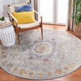 thumbnail image 4 of SAFAVIEH History Stanice Oriental Runner Rug, Light Grey/Gold, 3' x 10', 4 of 5