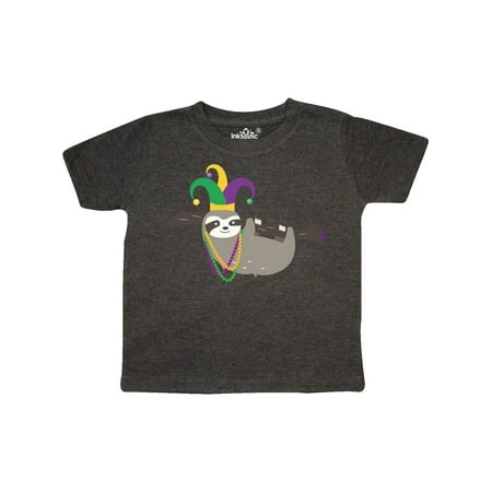 

Inktastic Mardi Gras Funny Sloth Gift Toddler Boy or Toddler Girl T-Shirt