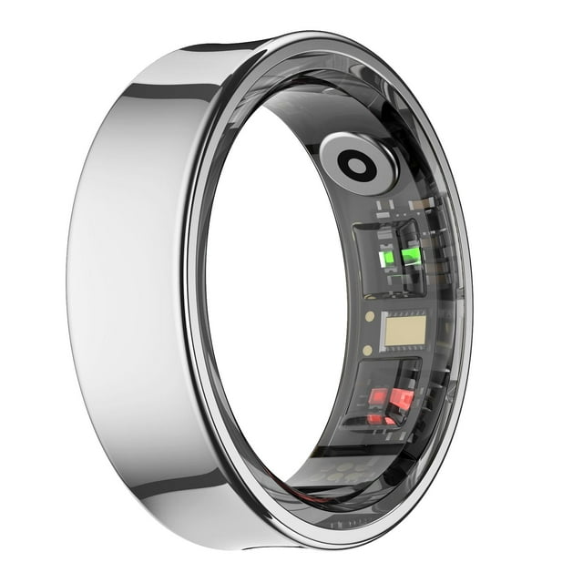 Smart Ring Health Tracker, 5.3 Ring de Fitness Con Modos de Deportes Múltiples, impermeable de 5atm, Admite control remoto para de la Página de Libros Electónnicos,