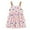 Pink, variant on Fesfesfes Toddler Baby Kids Girls Summer Strap Dress Floral Printed Princess Dresses Casual Clothes Beachwear Boho Dress