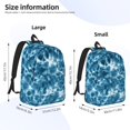 thumbnail image 5 of Geaub blue tie dye durable canvas backpack: stylish, lightweight, and spacious with adjustable straps, 5 of 7