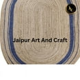 thumbnail image 2 of Jaipur Art And Craft Natural Jute Oval Area Rug Hand Braided Reversible Boho Décor Carpet Rug Size - (4x6 Sq Feet), (48x72 Inches), (120x180 CM), 2 of 5