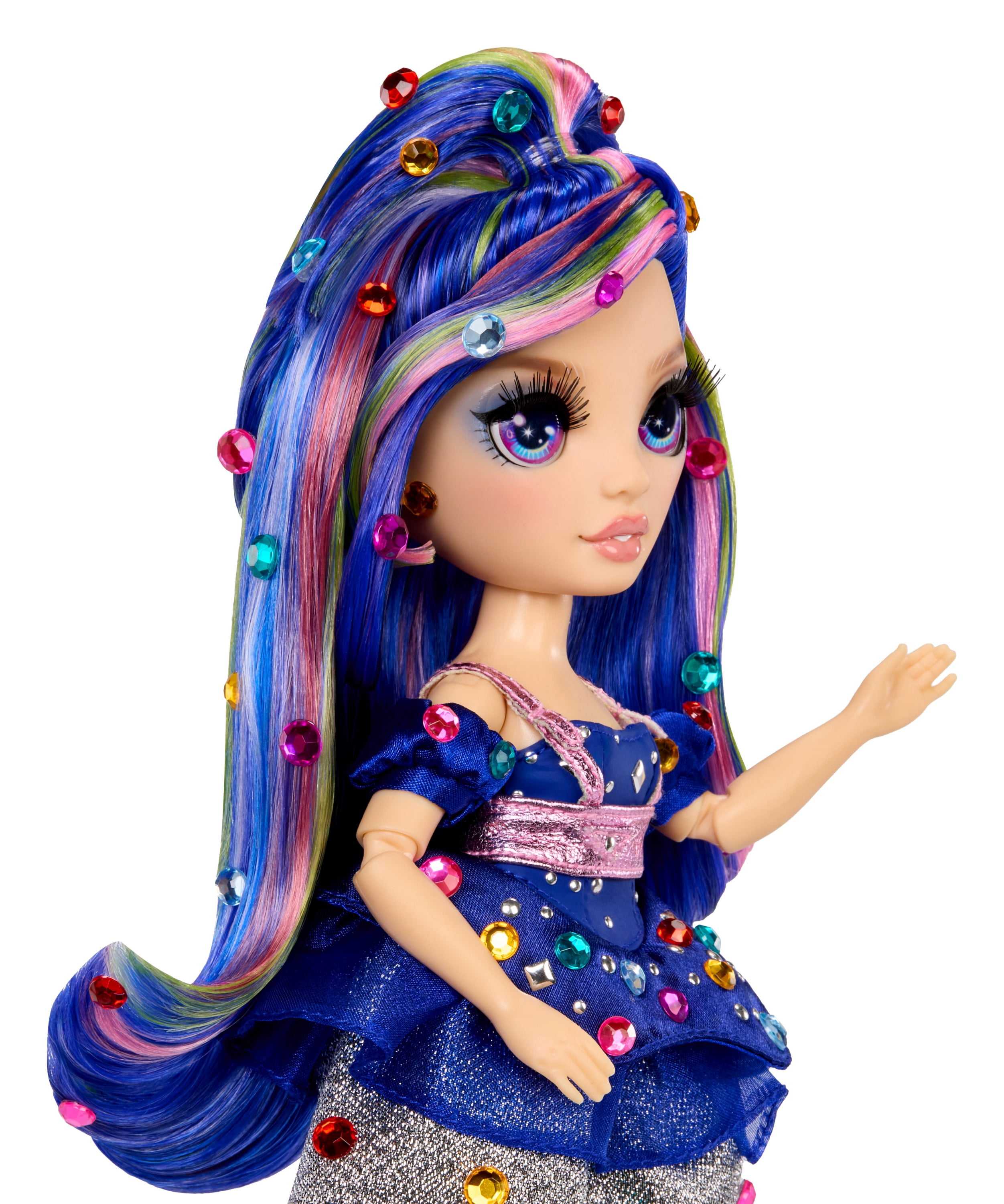 Rainbow High Be Dazzling Fashion Dolls- Genevieve Bleue (Blue) with Bedazzler Tool and Sparkle Gems