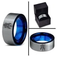 thumbnail image 4 of Miniatures Gamer Tungsten Men Rings Gray Cute Gifts for Grandpa Customized Mom Gay Set Dad, 4 of 8