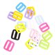 thumbnail image 4 of Hebillas deslizantes de 3 barras multicolores, 20 unidades (colores variados), 4 of 5