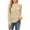 Beige, variant on Scyoekwg Women Long Sleeve Tops Crew Neck Hollow Out Shirts Fall Tops Trendy Solid Color Dressy Casual Blouses Lightweight Women Blouses Pullover (Black,M)