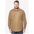 thumbnail image 4 of Boulder Creek By Kingsize Men's Big & Tall  Long Sleeve Denim And Twill Shirt, 4 of 6