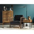 thumbnail image 2 of Home Fare Farmhouse Industrial Iron Base Side Table In Brown, 2 of 9