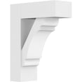 thumbnail image 1 of Ekena Millwork BKTP05X14X18OLY05 Support en PVC de Qualité Architecturale Olympique avec Embouts de Blocage - 5 x 14 x 18 Po., 1 of 1
