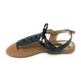 thumbnail image 4 of Victoria K Women's Laceup Faux Snake Skin With Side Buckle Sandals, 4 of 5