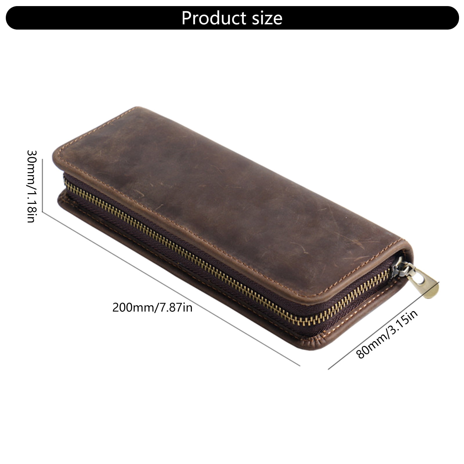 Leather Pen Pouches Leather Fountain Pen Case Elastic Pen Holder Slots 5-11 Pen Pencil for Women Men Professional
