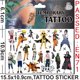 thumbnail image 1 of Anime NARUTO Dragon Ball Tattoo Stickers Kids Arm Face Glowing Temporary DIY Graffiti Kids Reward Gift Cartoon Tattoos Toys Gao Jinjia LED, 1 of 2