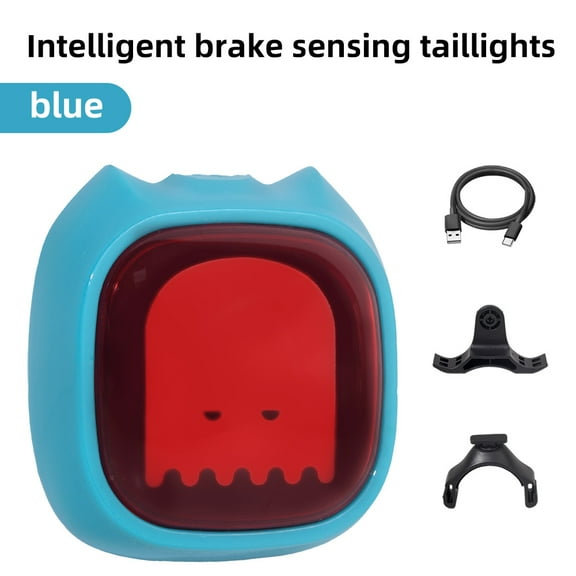 VXM Bicycle Smart Auto Brake Sensing Light IPx66 Waterproof TYPE-C Charging Cycling Taillight Bike Rear Light Accessories Parts