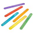 thumbnail image 2 of hand2mind Jumbo Size Vibrant Rainbow Colored Natural Wood Craft Sticks with Rounded Ends, Great for DIY Arts, 2 of 5