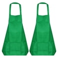 thumbnail image 1 of Unique Bargains 2pack Kitchen Cooking Aprons Polyester Art Aprons Pottery Apron Waterproof Artist Painting Apron Green, 1 of 5