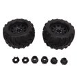 thumbnail image 2 of RC Car Wheels and Tires, Better Grip RC Car Rubber Tires Stable Driving Thickened  for Different Roads, 2 of 8
