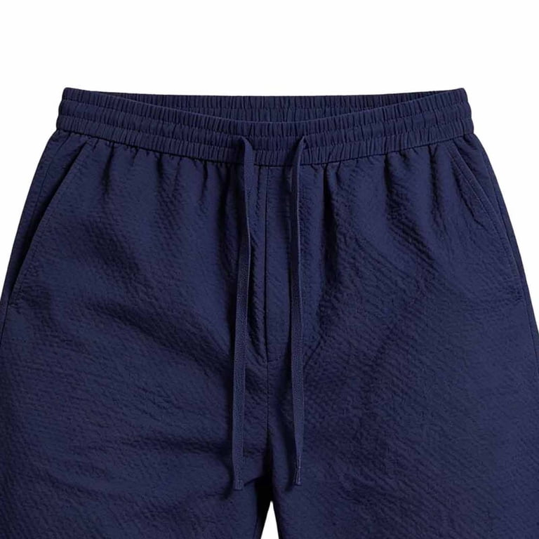 USNSM (M-5XL) Men's Plus Size Casual Shorts Lightweight Elastic