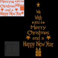thumbnail image 1 of Pegatinas de pared que brillan en la oscuridad, árbol de Navidad Feliz Año Nuevo, tienda, ventana, decoración del hogar, interruptor, bricolaje, pegatina luminosa, 1 of 4