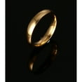 thumbnail image 3 of Bague Lisse 4mm pour Femmes Classique en Acier Inoxydable pour Mariage et Fiançailles, 3 of 6