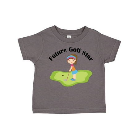 

Inktastic Future Golf Star Girls Golfing Gift Toddler Toddler Girl T-Shirt