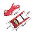 thumbnail image 3 of Hydraulic Quick-Connect Metal Bucket Changer for 1/14 Remote Control Excavator 360L, 3 of 3