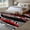 Red, variant on Runner Rug 2 x 6 Ft, Red Black Stripes Washable Non-Slip Floor Mat for Kitchen Hallway/Entryway, Modern Gradient Abstract Lines Art Long Kitchen Runner Area Rugs for Living Room, Low-Profile