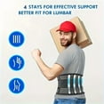 thumbnail image 4 of Lumbar Support Belt Compression Waist Support Belt Breathable Mesh Lower Back Brace Adjustable Elastic Pain Relief Spine Support, 4 of 8