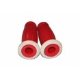 thumbnail image 1 of Red Rubber Bubble Balloon Handle Grip White Ring Lambretta GB SX TV LI, 1 of 1