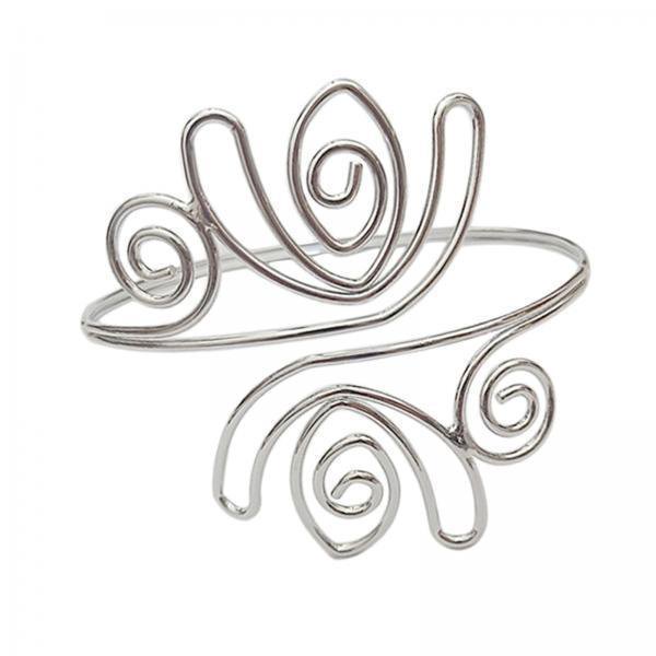 brazaletes de brazo,regalo del manguito de la joyería de los brazaletes del brazo de las mujeres de la moda,Simple Swirl Upper Arm Cuff Pulseras Mujeres Niñas,Brazalete del brazalete del Yuyangstore brazaletes de brazo