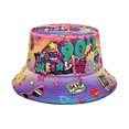 thumbnail image 1 of Retro neutro nostálgico 80 90 cinta patrón sombrero de pescador sombrero de protección solar al aire libre, 1 of 1