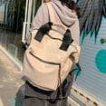 thumbnail image 3 of Schoolbag High Capacity Waterproof Backpack Portable Handle Zipper Closure Knapsack Two-way Carry Great Load Bearing Bag, 3 of 11