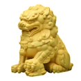 thumbnail image 2 of Estatua de estilo chino escultura de estatuilla en miniatura mano para escritorio EstiloC Zulema Estatuilla de león, 2 of 8