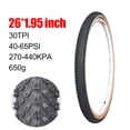 thumbnail image 4 of 26x1.95 Inch Bike Tire MTB Mountain Bike Bicycle Replacement Tire Wheel 30TPI, 4 of 5